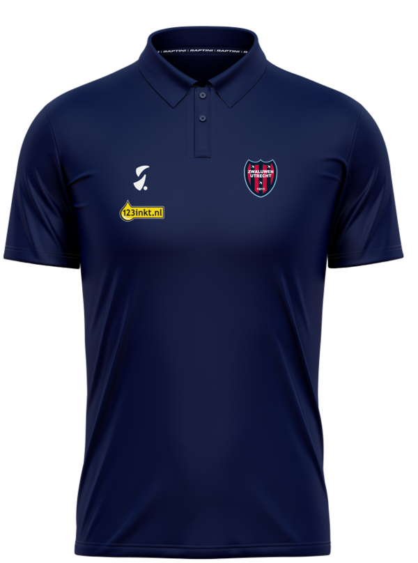 Raptini Presentatiepolo Navy - Zwaluwen Utrecht - 116-122 P71123 - 1