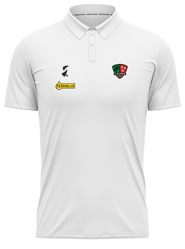 Raptini Presentatiepolo Wit - FC Aalsmeer - 116-122 P71843 - 1