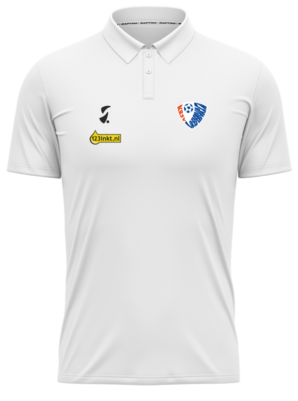 Raptini Presentatiepolo Wit - KRSV Vredenburch - 158-170 P70277 - 1