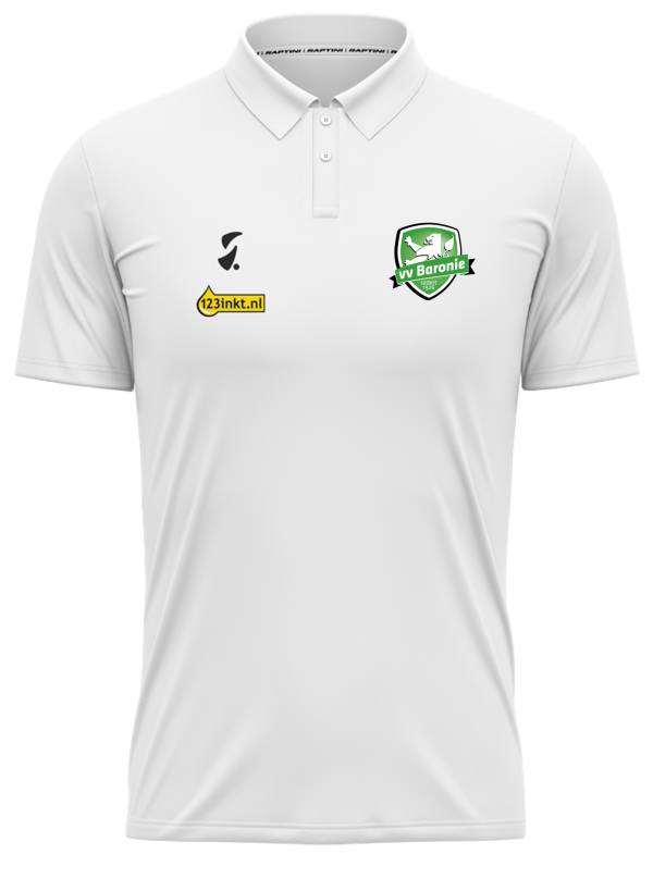 Raptini Presentatiepolo Wit - VV Baronie - 122-128 P71751 - 1