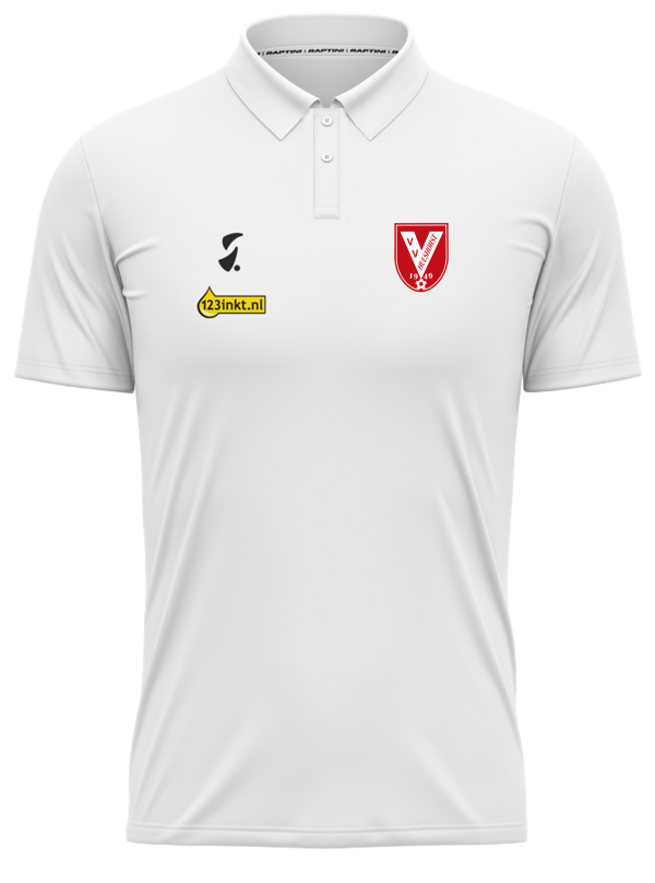 Raptini Presentatiepolo Wit - VV Hulshorst - 116-122 P72005 - 1