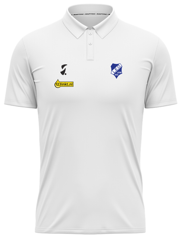 Raptini Presentatiepolo Wit - VV LEO - 134-146 P71376 - 1
