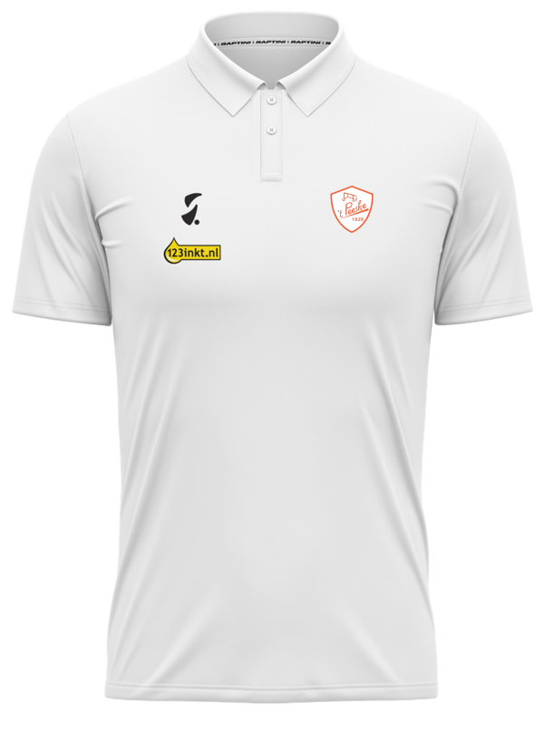 Raptini Presentatiepolo Wit - 't Peeske - 158-170 P70843 - 1