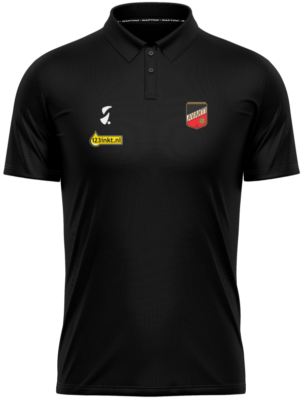 Raptini Presentatiepolo Zwart - Avanti Wilskracht - 116-122 P70919 - 1