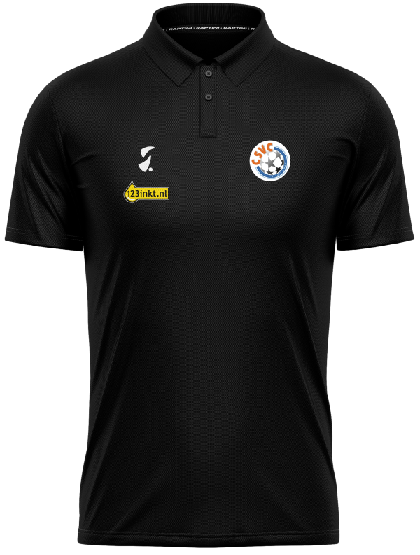 Raptini Presentatiepolo Zwart - CSVC - 116-122 P72118 - 1