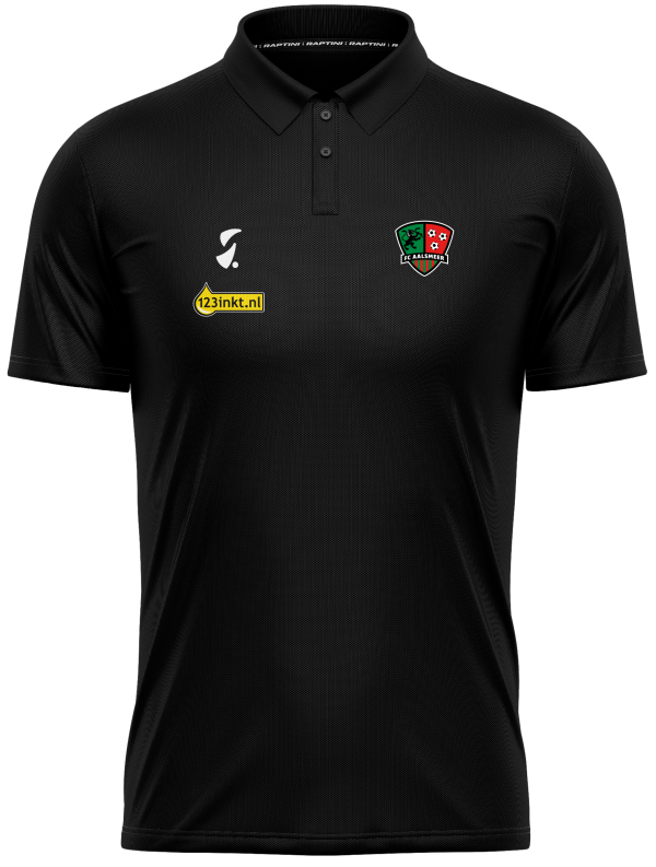 Raptini Presentatiepolo Zwart - FC Aalsmeer - 116-122 P71854 - 1