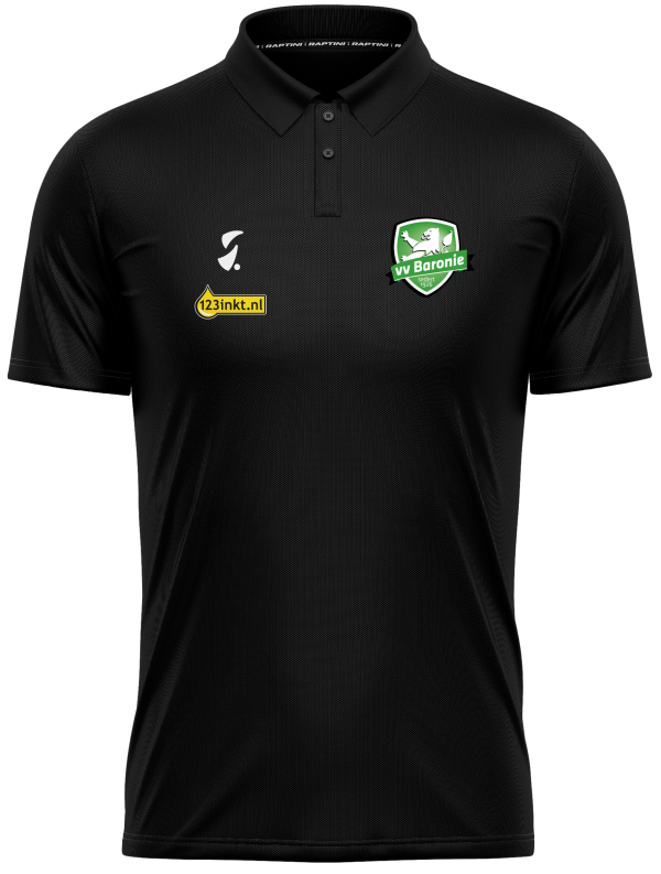 Raptini Presentatiepolo Zwart - VV Baronie - 116-122 P71761 - 1