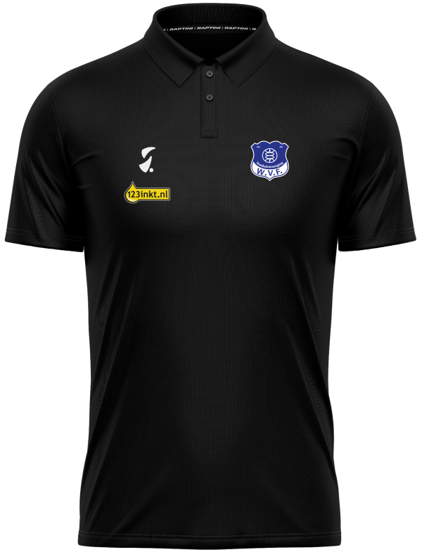 Raptini Presentatiepolo Zwart - WVF Zwolle - 122-128 P70738 - 1