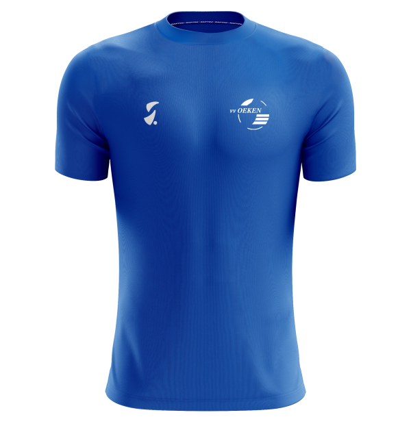 Raptini Trainingsshirt Blauw - VV Oeken - 116-122 P70580 - 1