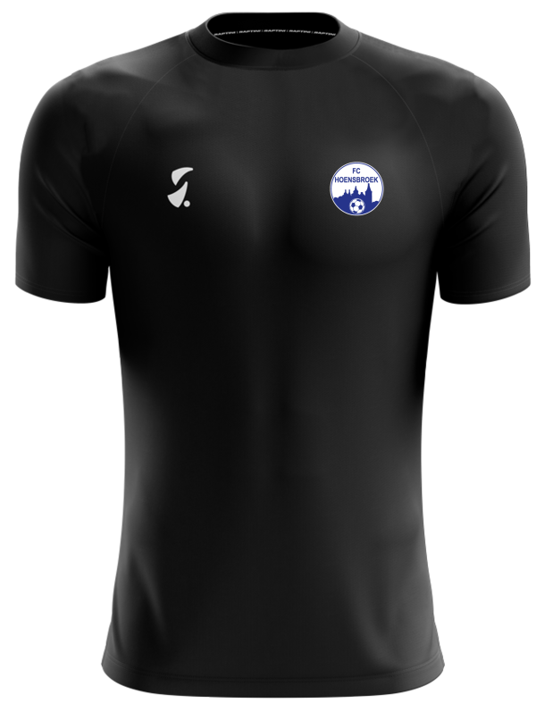 Raptini Trainingsshirt Zwart - FC Hoensbroek - 146-158 P71640 - 1