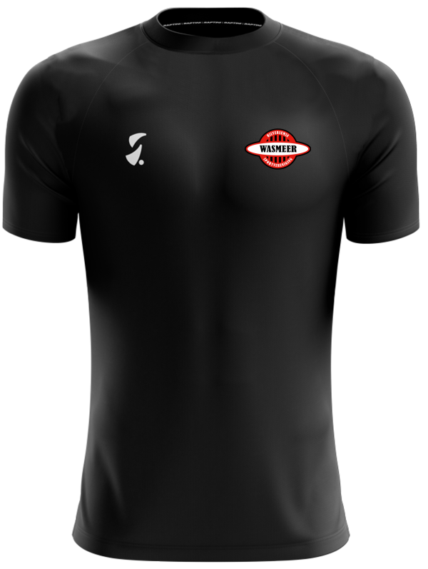 Raptini Trainingsshirt Zwart - HSV Wasmeer - 134-146 P70106 - 1