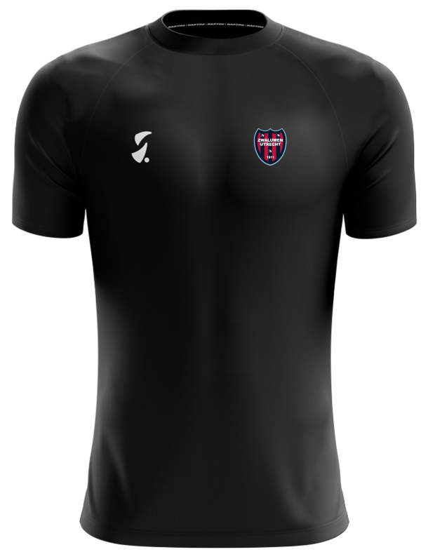 Raptini Trainingsshirt Zwart - Zwaluwen Utrecht - 116-122 P71068 - 1