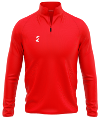 Raptini Trainingstrui 1/4 Zip Rood 116-122 P30509