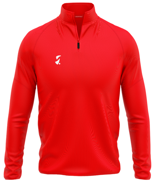 Raptini Trainingstrui 1/4 Zip Rood 122-128 P30510 - 1